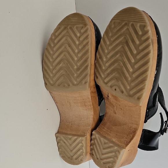 Girls Hanna Andersson Black Patent Leather Mary Jane Clogs Shoe. Size 35 - Picture 9 of 11